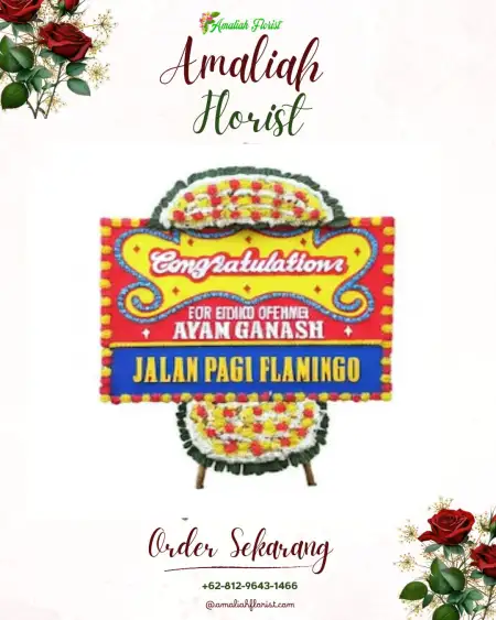 Sewa Papan Bunga Lambangan Kulon